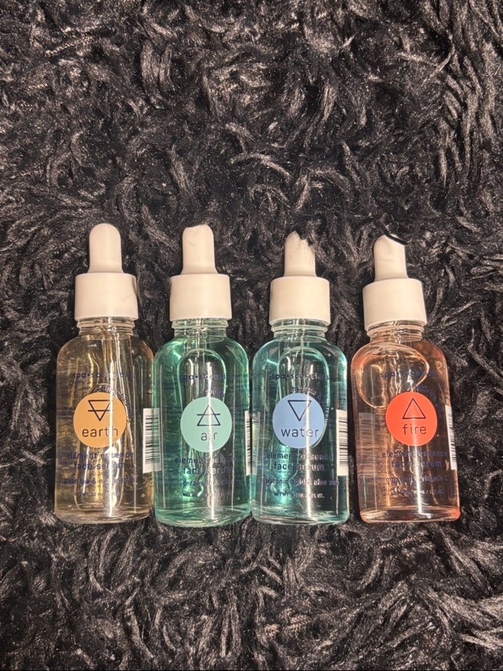 Spa.scentials Element Face Serum Set - Water, Air, Earth & Fire